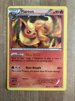 Pokemon - Flareon - 13/98 - Uncommon - Cosmos Holo - XY - Ancient Origins - NM - Image 1