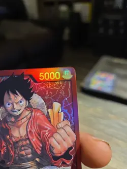 Monkey.D.Luffy Leader Foil Pre-Errata - NM - One Piece TCG - ST01-001 - English - Image 5
