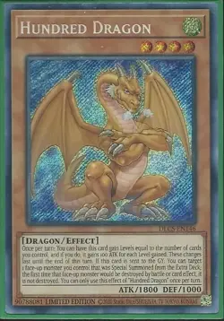 Yugioh - Hundred Dragon - Limited Edition Secret Rare Holographic Card - Image 1