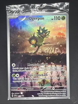 Pokemon TCG - Teal Mask Ogerpon 123 - Scarlet & Violet Black Star Promo Card - Image 1