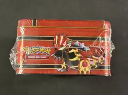 Pokemon Cards SEALED Kyogre & Groudon Treasure Chest Lunchbox Tin XY Ultra Rare - Image 3