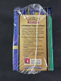 Pokemon Cards SEALED Kyogre & Groudon Treasure Chest Lunchbox Tin XY Ultra Rare - Image 5