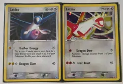 2004 Pokemon TCG Latias 4/10 and Latios 2/10 Holo Combo - 2 CARDS (MP) - Image 1