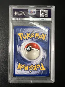 Pokemon Card Horsea 49/62 1st Edition Fossil Set 1999 GRADED PSA 8 NM-MT - Image 2