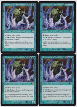 MTG 4X Arcanis the Omnipotent X4 Onslaught Magic - MP/PL - Image 1