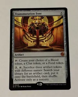 MTG Transmutation Font - Outlaws of Thunder Junction: The Big Score LP - Image 1