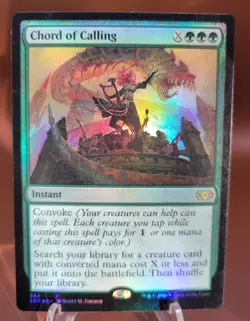 FOIL Chord of Calling x1 MTG Double Masters Magic Moderate Play MP English - Image 1