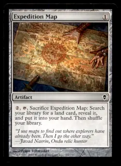 Expedition Map LP Light Play Zendikar MTG [7775] - Image 1