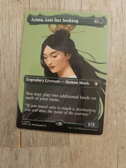 Azusa, Lost but Seeking (Borderless) Commander Masters Regular - Image 1