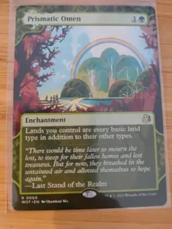 MTG Prismatic Omen 0060 Wilds of Eldraine Enchanting Tales M/NM Free UK P&P - Image 1