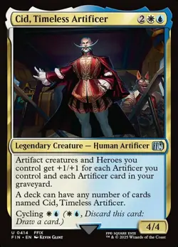 MTG Cid, Timeless Artificer (0414) - Foil, NM-Mint, English Final Fantasy - Image 1