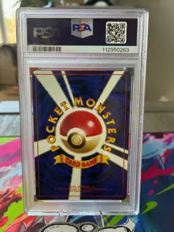 1996 POKEMON JAPANESE BASIC #25 PIKACHU PSA 9 - Image 4