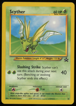 Pokemon - WOTC Black Star Promo - Scyther - #45 - Image 1