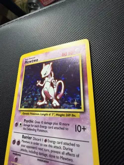 Mewtwo 1999 Base Set 10/102 Holo Pokemon Card Mint WOTC - Image 2