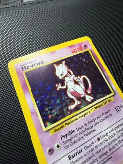 Mewtwo 1999 Base Set 10/102 Holo Pokemon Card Mint WOTC - Image 3