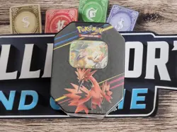 Pokemon Galarian Zapdos Crown Zenith Tin Factory Sealed - Image 1