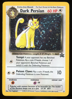 Pokemon - WOTC Blackstar Promo - Dark Persian Holo - #17 - Image 1