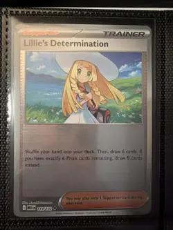 Lillie's Determination Reverse Holo 119/132 Pokemon TCG Mega Evolutions English - Image 1