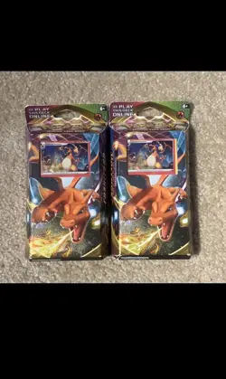 (2) Pokemon Sword & Shield Vivid Voltage Charizard Theme Decks Brand New Sealed 820650807572 - Image 1