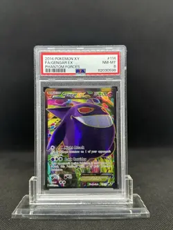 2014 Pokemon XY Phantom Forces - Gengar EX Full Art 114/119 - Graded PSA 8 NM-MT - Image 1