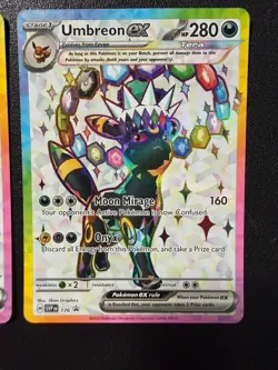 Pokemon Umbreon and Espeon Black Star Promo SVP175 SVP176 Figure Collection NM/M - Image 2
