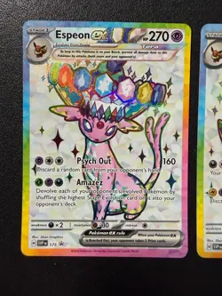 Pokemon Umbreon and Espeon Black Star Promo SVP175 SVP176 Figure Collection NM/M - Image 3