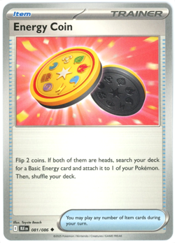 Energy Coin - 081/086 - Black Bolt - NM/M - Pokemon TCG - English - Image 1