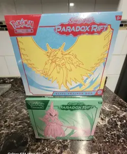 Pokemon Scarlet & Violet Paradox Rift Box Set of 2 SEALED Brand New - Image 1
