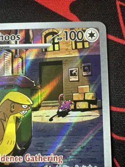 Gumshoos 2025 Pokemon Mega Evolution 153/132 Illustration Rare NM/LP - Image 2