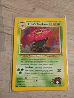 2000 Pokemon Gym Heroes Erika's Vileplume Holo #5/132 - Image 1