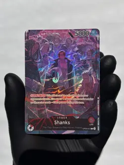 One Piece TCG Shanks OP09-001 Leader Alt Art One Piece 2nd Anniversary ENG - Image 1