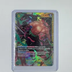 One Piece TCG Wings of the Captain OP-06 Roronoa Zoro SEC OP06-118 - Image 1