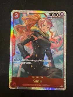 One Piece TCG Englsih OP10-005 Sanji SR - Image 1