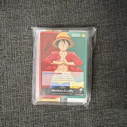 One Piece TCG Factory Sealed Monkey D. Luffy Demo Deck Brand New Post Errata - Image 1