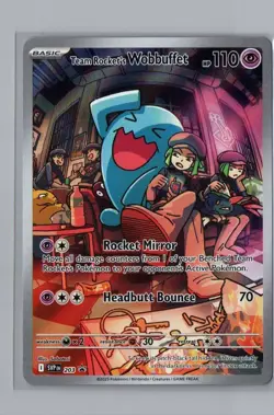 Team Rocket's Wobbuffet Promo SV: Scarlet & Violet Promo Cards 203 NM - Image 1