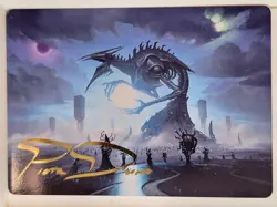 Blue Sun's Twilight - GOLD STAMPED ART CARD- Magic the Gathering MTG Nice! - Image 1