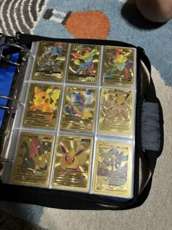 Pokemon TCG Card Lot Binder Charizard Pikachu Eevee GX EX V Vmax Holo Foil - Image 3