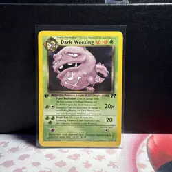 Pokemon Card - 1st Edition Dark Weezing Team Rocket 31/82 & friends - Image 1