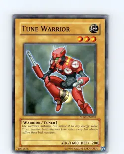Yu-Gi-Oh TCG Tune Warrior 5DS1-EN001 Unlimited Regular Common Card NM - Image 1