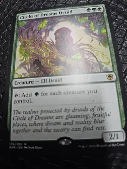 Circle of Dreams Druid Adventures in the Forgotten Realms Regular Rare Card #176 - Image 1