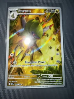 Pokemon TCG SV Black Bolt Fraxure Illustration Rare Card 146/086 NM Condition - Image 2