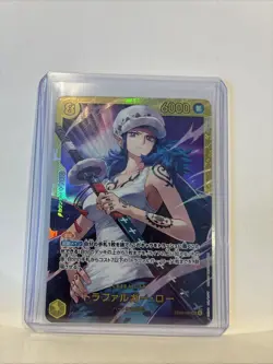 2025 One Piece Card Game Japanese Trafalgar Law EB03-062 SEC Rare NM - Image 2