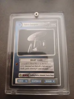 Star Trek CCG The Next Generation Future Enterprise Card - Alternate Universe - Image 1