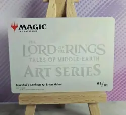 MTG - LotR Art Series: Marshal's Anthem 68/81 - NM Condition - Image 2