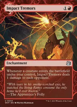 Impact Tremors-Wilds Of Eldraine: Enchanting Tales-Borderless-Regular-44-NM - Image 1