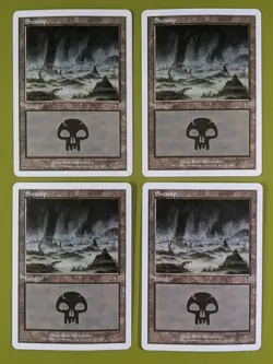Swamp (347) x4 Seventh Edition 7th 4x Magic the Gathering MTG - Image 1