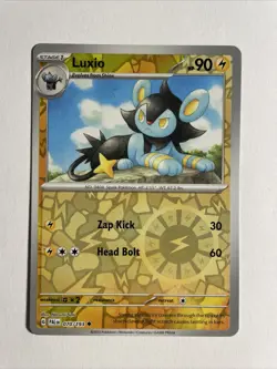 1x Paldea Evolved Pokemon Luxio Reverse Holo Englisch NM/M Pokemon - Image 1
