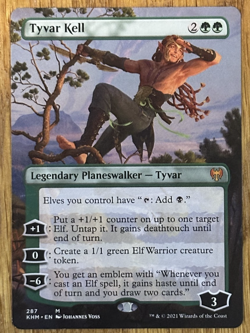 MTG Kaldheim, Tyvar Kell - Borderless - Image 1