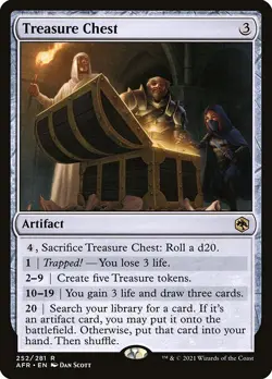 1x Treasure Chest - Foil NM Eng MTG - Adventures in the Forgotten Realms - Image 1