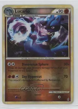 Lucario Reverse Foil Pokemon HeartGold & SoulSilver Call of Legends #14 - Image 1